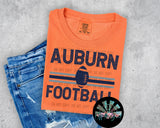 Striped AU Football PNG Digital Design (TWO DIGITALS)