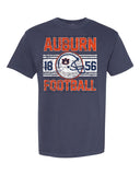Distressed AU Football with Helmet PNG Digital Design