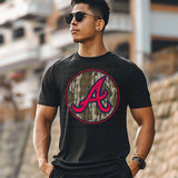 Circle Bottomland Camo ATL Br@ves T-Shirt and Sweatshirt