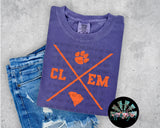 X Clemson Designs PNG Digital Design (YOU GET 2 DESIGNS)
