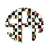 Checkered Strawberry Monogram T-Shirt