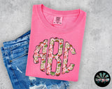 Christmas Bows Green Man, Max and Cindy Lou Monogrammed T-Shirt and Sweatshirt
