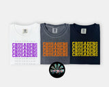 Stacked Grunge Crusaders (You get 12 different color files) PNG Digital Download