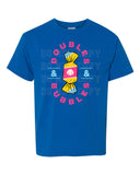 Doubles and Bubbles Pink, Yellow and Blue T-Shirt and Sweatshirt