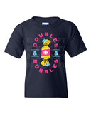 Doubles and Bubbles Pink, Yellow and Blue T-Shirt and Sweatshirt