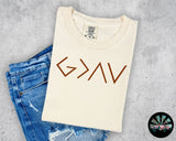 God is Greater than the Highs and Lows Orange Design T-Shirt and Sweatshirt