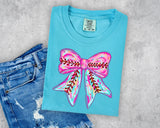 Ice Cream Drip Baseball Bow T-Shirt and Sweatshirt