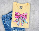 Ice Cream Drip Baseball Bow T-Shirt and Sweatshirt