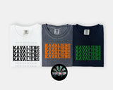 Stacked Grunge Kavaliers (You get 12 different color files) PNG Digital Download