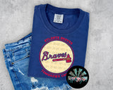 Leopard Circle ATL Braves PNG Digital Design -- You get FIVE Designs