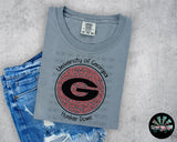 Leopard Circle GA Bulldogs PNG Digital Design -- You get SIX Designs