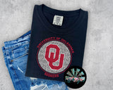 Leopard Circle OK Sooners PNG Digital Design -- You get SIX Designs