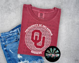 Leopard Circle OK Sooners PNG Digital Design -- You get SIX Designs