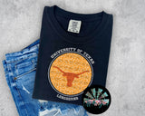 Leopard Circle TX Longhorns PNG Digital Design -- You get FOUR Designs