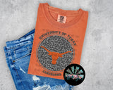 Leopard Circle TX Longhorns PNG Digital Design -- You get FOUR Designs