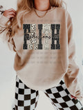 Cross and Leopard Faith T-Shirt and Sweatshirt