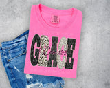 Cross and Leopard Grace T-Shirt and Sweatshirt