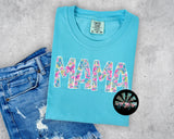 Mama Butterflies and Flowers PNG Digital Design