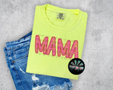 Mama Pink Confetti PNG Digital Design