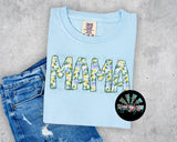 Mama Plaid Lemons PNG Digital Design