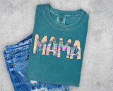 Mama with Rainbow Fish inside PNG Digital Design