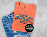 Multi Camo Baseball Mama PNG Digital Design --YOU GET TWO STYLES