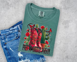 She's My Pretty Little Poison Reed Boots and Cactus T-Shirt and Sweatshirt