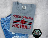 Striped SC Football PNG Digital Design (TWO DIGITALS)