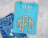 Vibes Monogram Short Sleeve T-Shirt