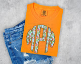 Vibes Monogram Short Sleeve T-Shirt