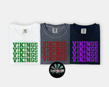 Stacked Grunge Vikings (You get 12 different color files) PNG Digital Download