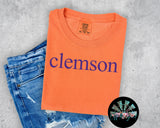 Clemson Script PNG Digital Design (YOU GET 2 DESIGNS)