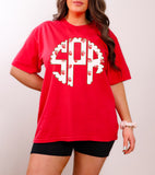 Strawberry Monogram Short Sleeve T-Shirt
