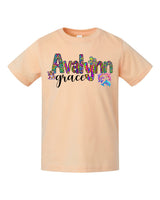 KIDS Custom 90's LF Names Short Sleeve T-Shirt