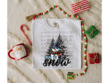 Let it Snow Gryffindor Snowman T-Shirt and Sweatshirt