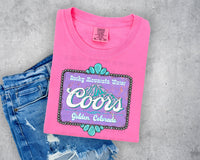 C00rs Turquoise & Purple T-Shirt 1306