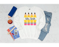 Custom Teacher Pencil design T-Shirt and Sweatshirt