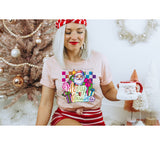 Neon Santa Merry Christmas T-Shirt and Sweatshirt