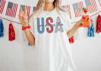 God bless the USA Short Sleeve T-Shirt