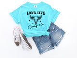 Long Live Cowgirls Black T-Shirt 287AZ