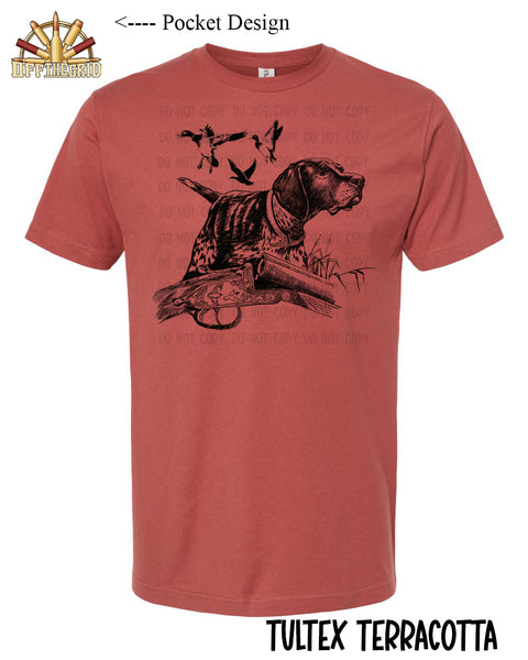 Hunting Dog & Birds T-Shirt