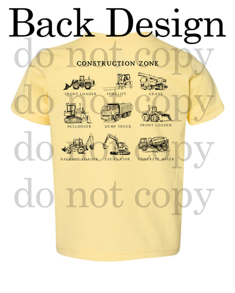 Construction Zone KIDS TShirt