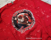 We are Georgia Bleached Red Sweatshirt