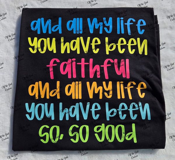 Neon Goodness of God Short Sleeve T-Shirt