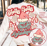 Retro Holly Jolly Grinchmas T-Shirt and Sweatshirt