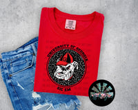 Leopard Circle Old Dawg T-Shirt and Sweatshirt