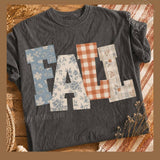 Floral and Plaid FALL T-Shirt and Sweatshirt