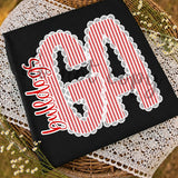 Lace and Striped GA T-Shirt and Sweatshirt