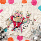 Preppy UGA with Star Eyes T-Shirt and Sweatshirt