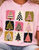 Christmas Trees Collage T-Shirt and Sweatshirt